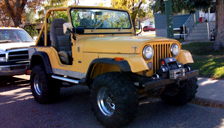 Jeep CJ5 Alloy Wheels and Tyre Packages.